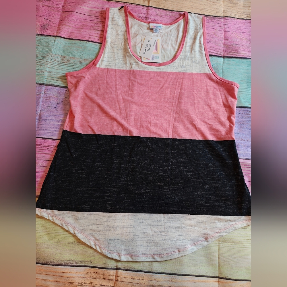 XL Striped Lularoe Tank Top #0490